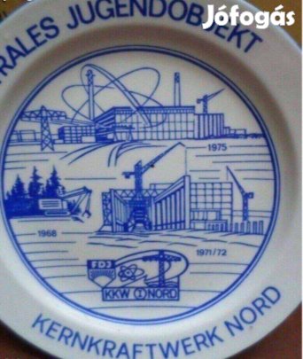 Vintage porcelán tányér DDR 1971