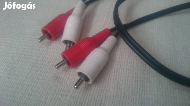 Vintage retro japán RCA hifi sztereó csatlakozó kábel