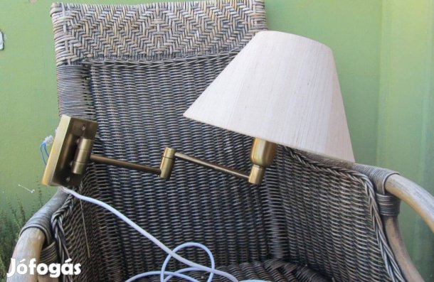 Vintage réz, állítható karos falilámpa