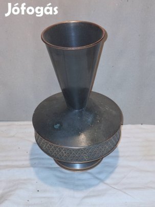 Vintage réz dísztárgy, váza