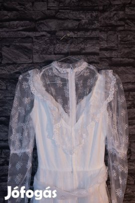 Vintage szílusú menyasszonyi ruha