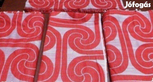 Vintage textíl függöny párna garnitúra