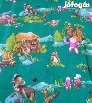 Vintage textíl gyerek minta