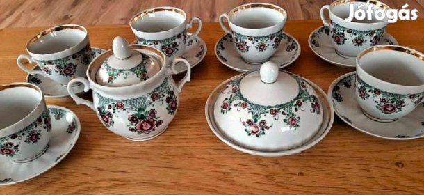 Vintázs Baranovka csodaszép kávés-teás készlet