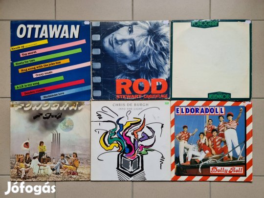 Vinyl Bakelit Lp Hanglemez csomag 36 db