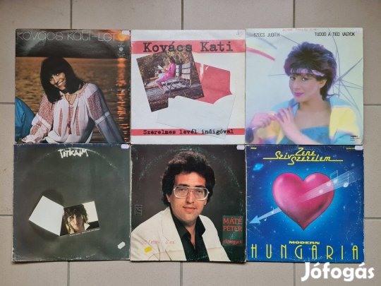 Vinyl Bakelit Lp Hanglemez csomag 43 db