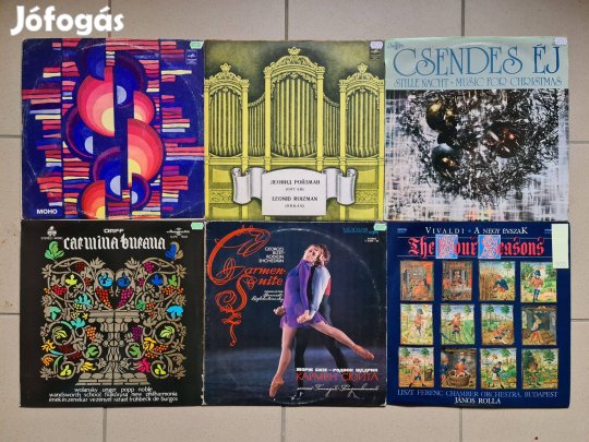 Vinyl Bakelit Lp Hanglemez csomag klasszikus 19 db