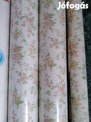 Vinyl Virágos Tapéta Exclusive Egy Tekercs + Egy Kicsi 10,5X,52 CM Sok