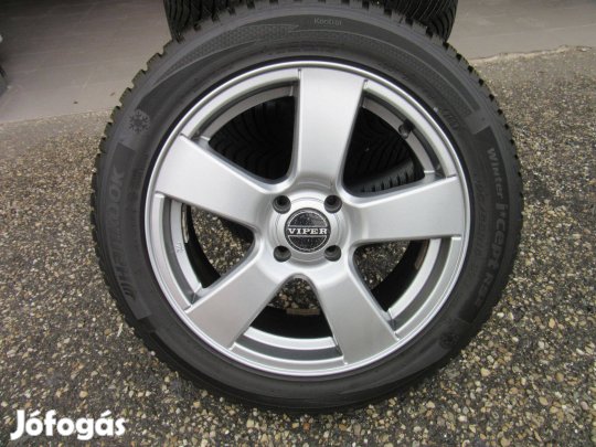 Viper alufelni 4x100-s 195/55 R16 Hankook téli gumival eladó