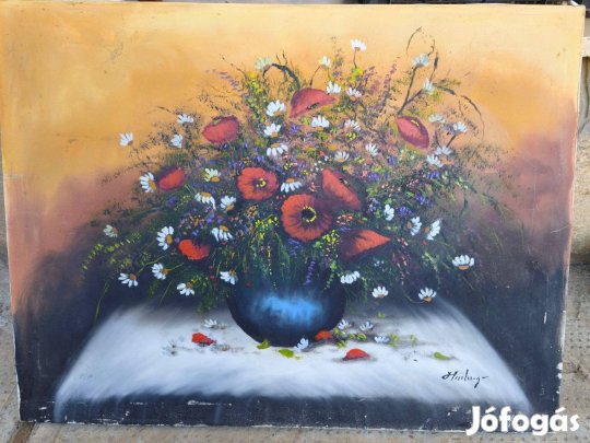 Virág csendélet , olaj festmény