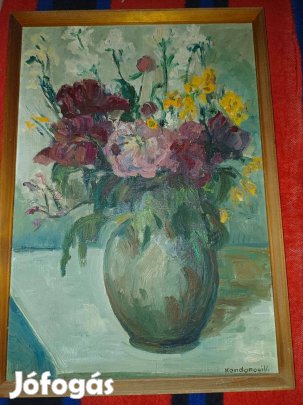 Virág csendélet festmény eladó