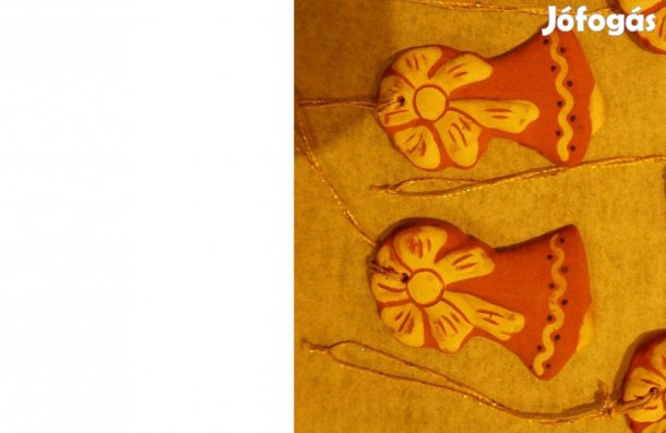 Virág mintás túri kerámia függő dísz eladó