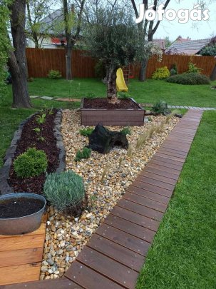 Virágágyás, magaságyás WPC-ből