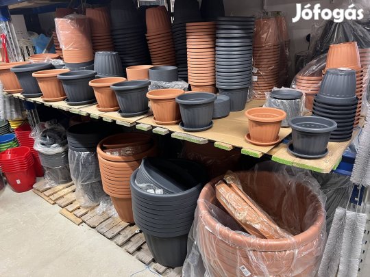 Virágcserép, alátettel, Balkonláda, virág, ültető