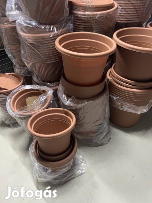 Virágcserép, virágláda, ültető, palántázó