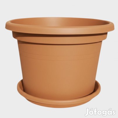 Virágcserép alátéttel Cilindro 35cm