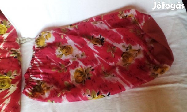 Virágmintás, steppelt hálózsák újszerű