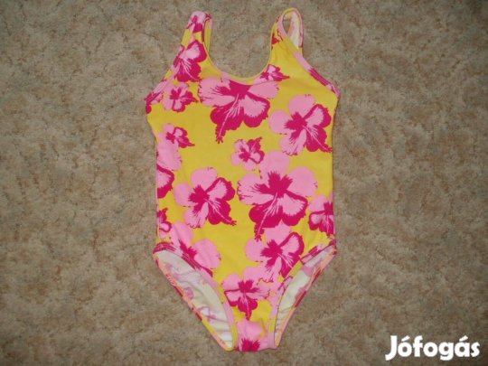 Virágmintás fürdőruha 5-6 évesre