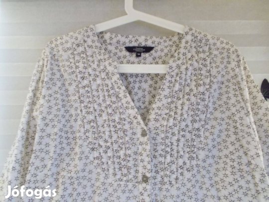 Virágmintás női pamut ing, blúz 46