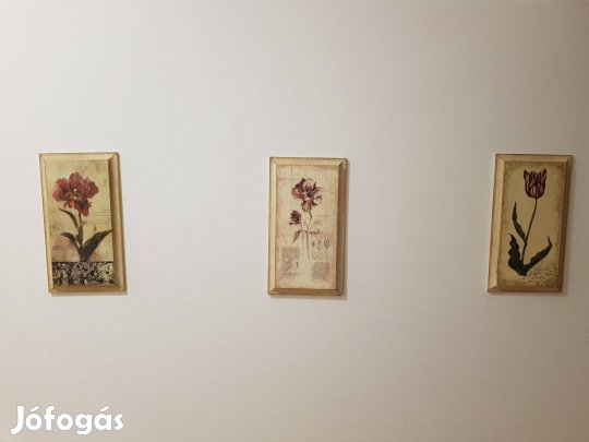 Virágos képsorozat eladó