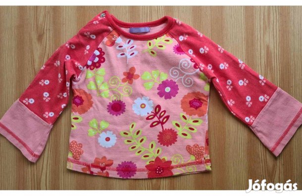 Virágos kislány vékony pulóver 80-as