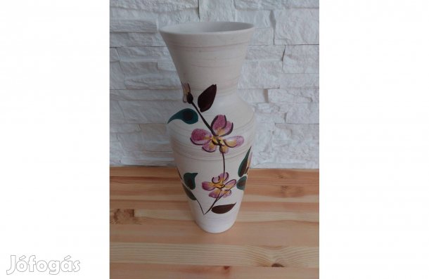 Virágos padlóváza , szép állapotban. 40 cm magas