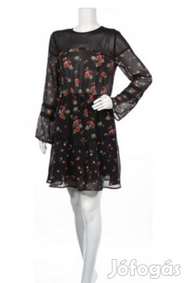 Virágos tüll ruha M-L méret