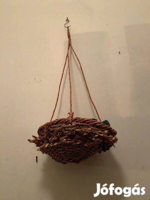 Virágtartó Fonott