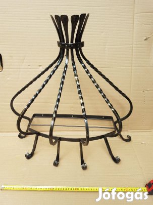 Virágtartó fali kovácsoltvas eladó