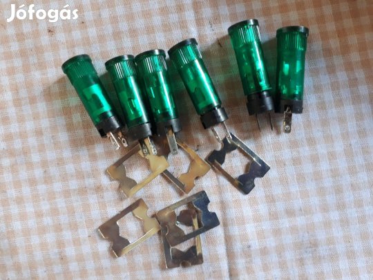 Visszajelző lámpa zöld színű új eladó !