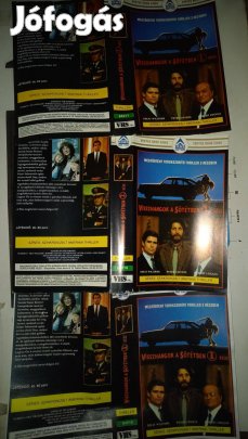 Visszhangok a sötetben triológia - 3 vhs nagytok