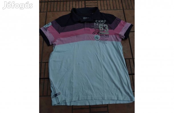 Vitorlás Camp David galléros póló XL