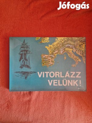 Vitorlázz velünk! régi, retro földrajzi társasjáték