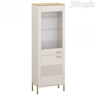 Vitrin, kasmír/kő tölgy, RUNOL 1D1W