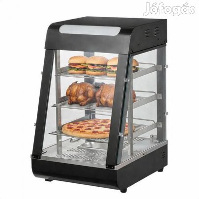 Vitrines melegentartó ételkiadó (gőzfűtés, 3085 °C) 57 liter