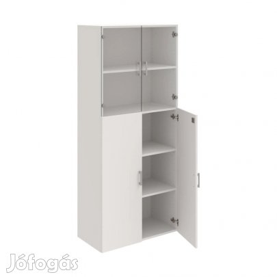 Vitrines szekrény Drive DZ5 8008 fehér