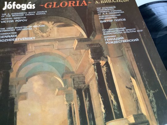 Vivaldi- Gloria bakelit lemez