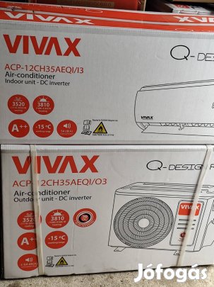 Vivax Q-design 3,5Kw Inverteres split klíma 