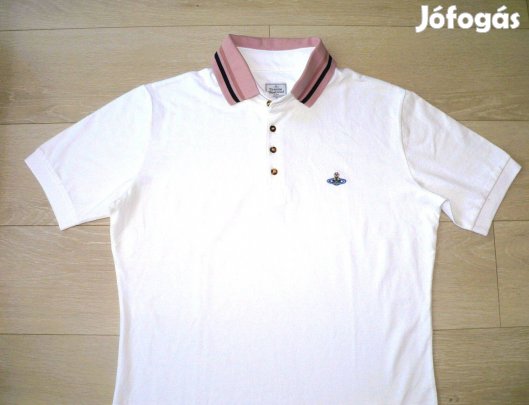 Vivienne Westwood rövid ujjú galléros póló (XL)