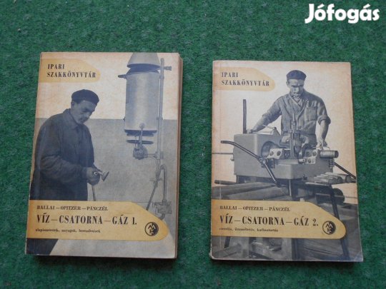 Víz-Csatorna-Gáz I.-II. kötet eladó, Ócsa