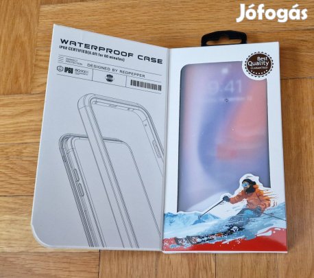 Víz, por és ütésálló tok Samsung Galaxy S9 S9 Plus telefonra