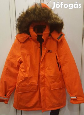 Víz és szélálló kapucnis téli viharkabát, síkabát (Helly Hensen)
