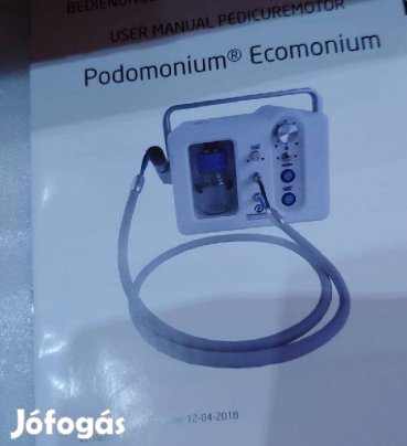 Vizes pedikűrgép Podomonium ecomonium+lábtartó+táska