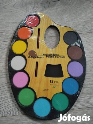 Vízfesték készlet 12 színű 