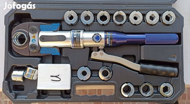 Vízhez, gázhoz, szénacélhoz kézi hidraulikus prés. Press gép