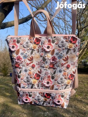 Vízlepergetős anyagú új hátitáska