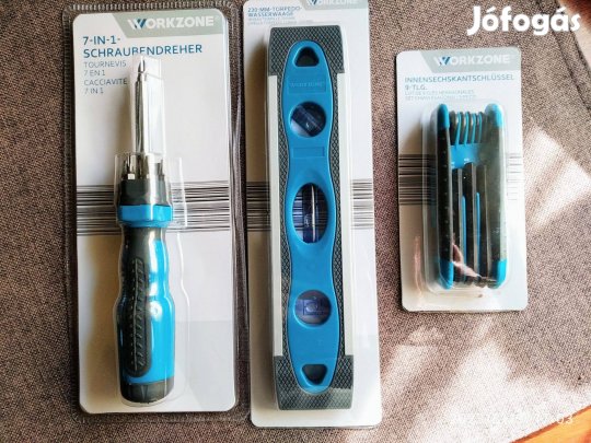 Vízmérték alu Imbuszkulcs Készlet, Új 9 DB-OS, Sok Mást Is