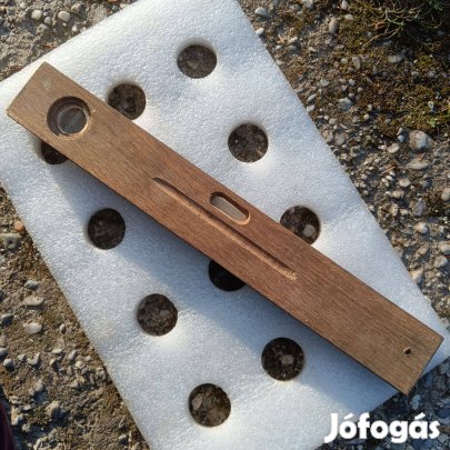 Vízmérték tölgyfa , működik! régi emlék