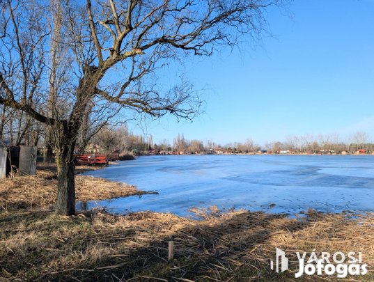 Vízparti telek a Borosgyáni tavaknál!