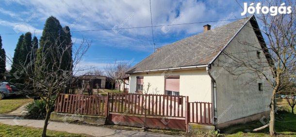 Vizsoly fő utcájában 2 szoba étkezős felújitandó családi ház garázzsal